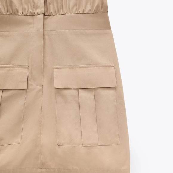 Zara - POPLIN CARGO JUMPSUIT - Picture 4 of 11